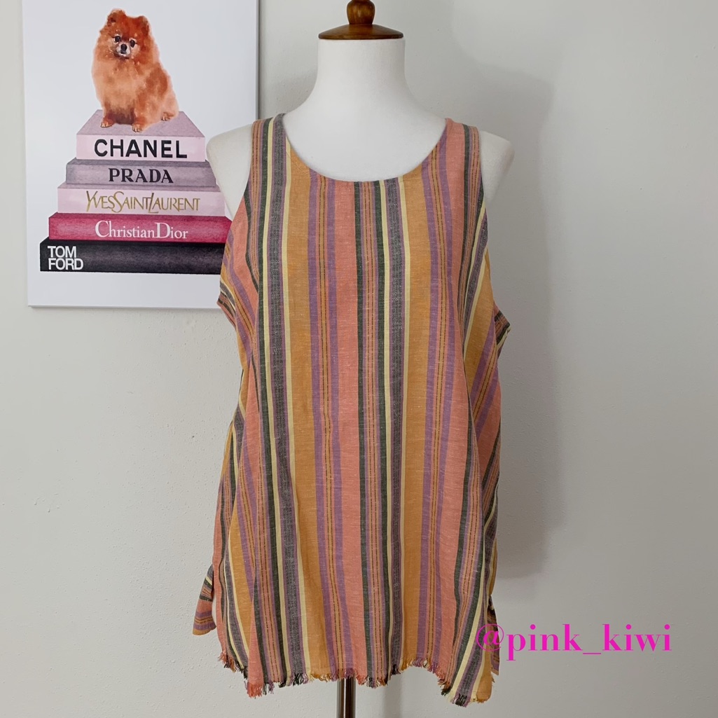 Anthropologie Drew Striped Tank